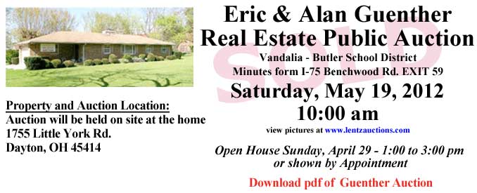 Eric & Alan Guenther Auction
