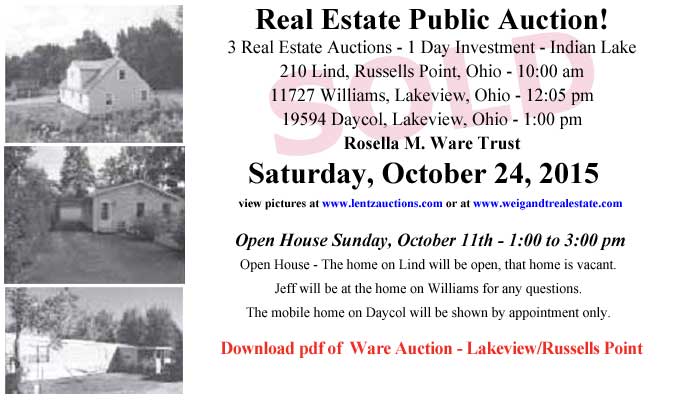 Rosella M. Ware Trust Auction